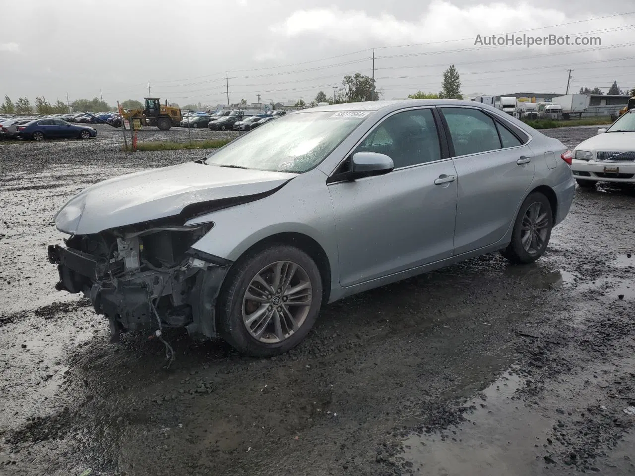 2016 Toyota Camry Le Серебряный vin: 4T1BF1FK8GU186763