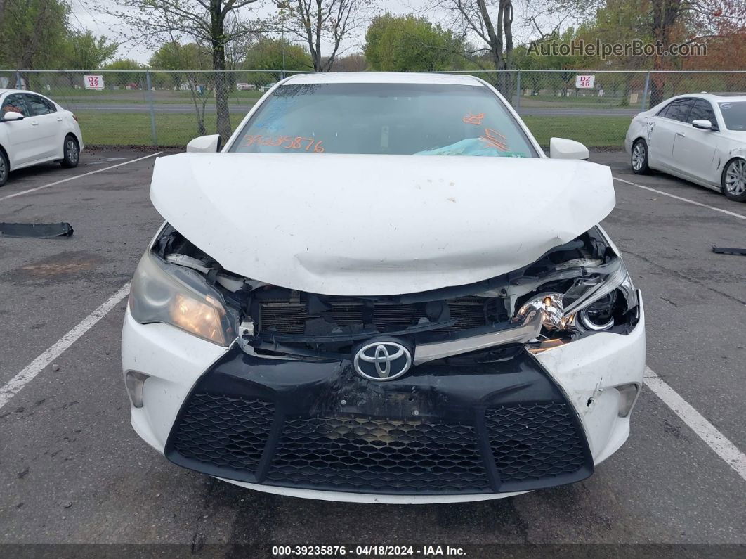 2016 Toyota Camry Se White vin: 4T1BF1FK8GU203769