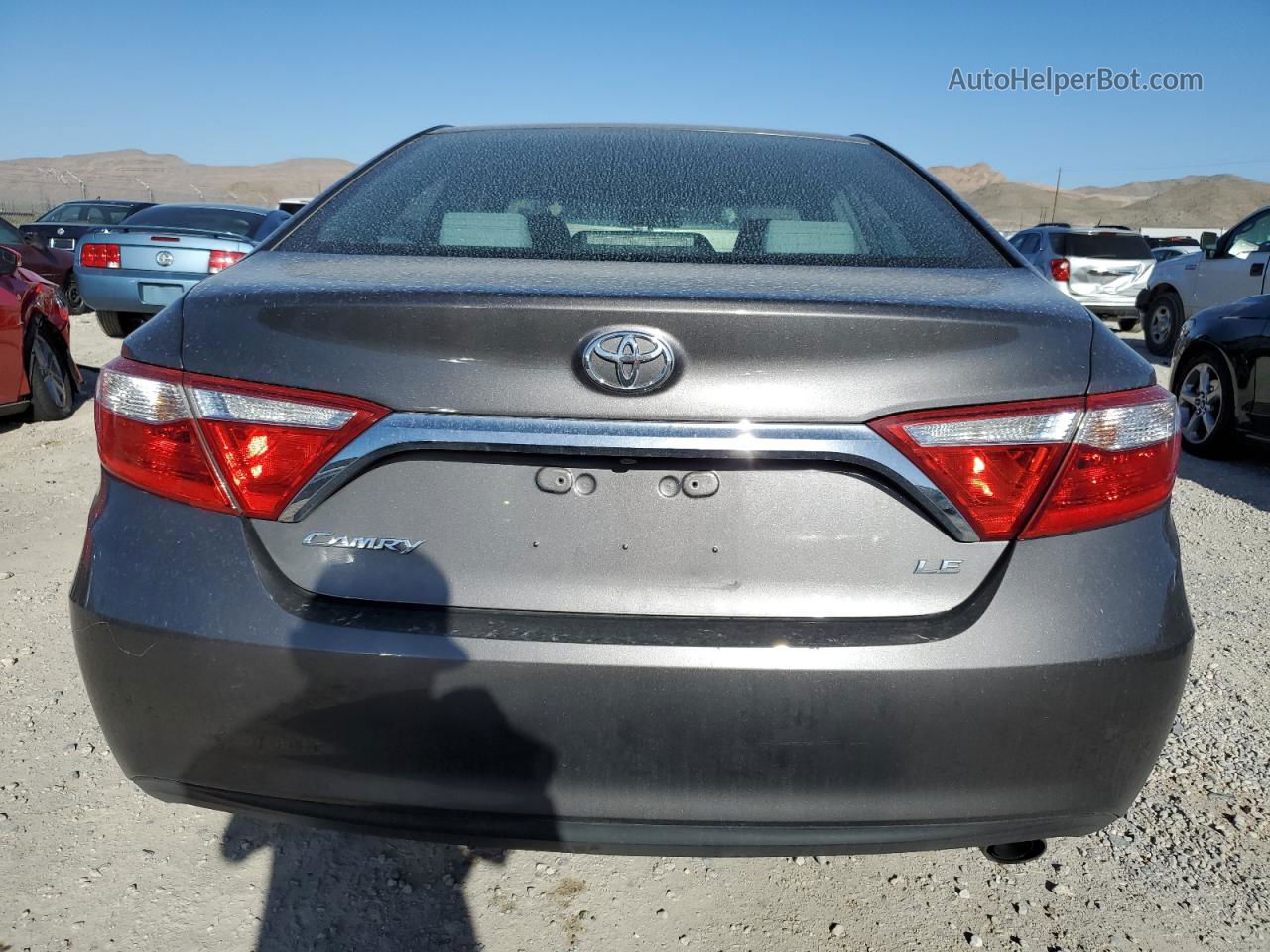 2016 Toyota Camry Le Gray vin: 4T1BF1FK8GU210270