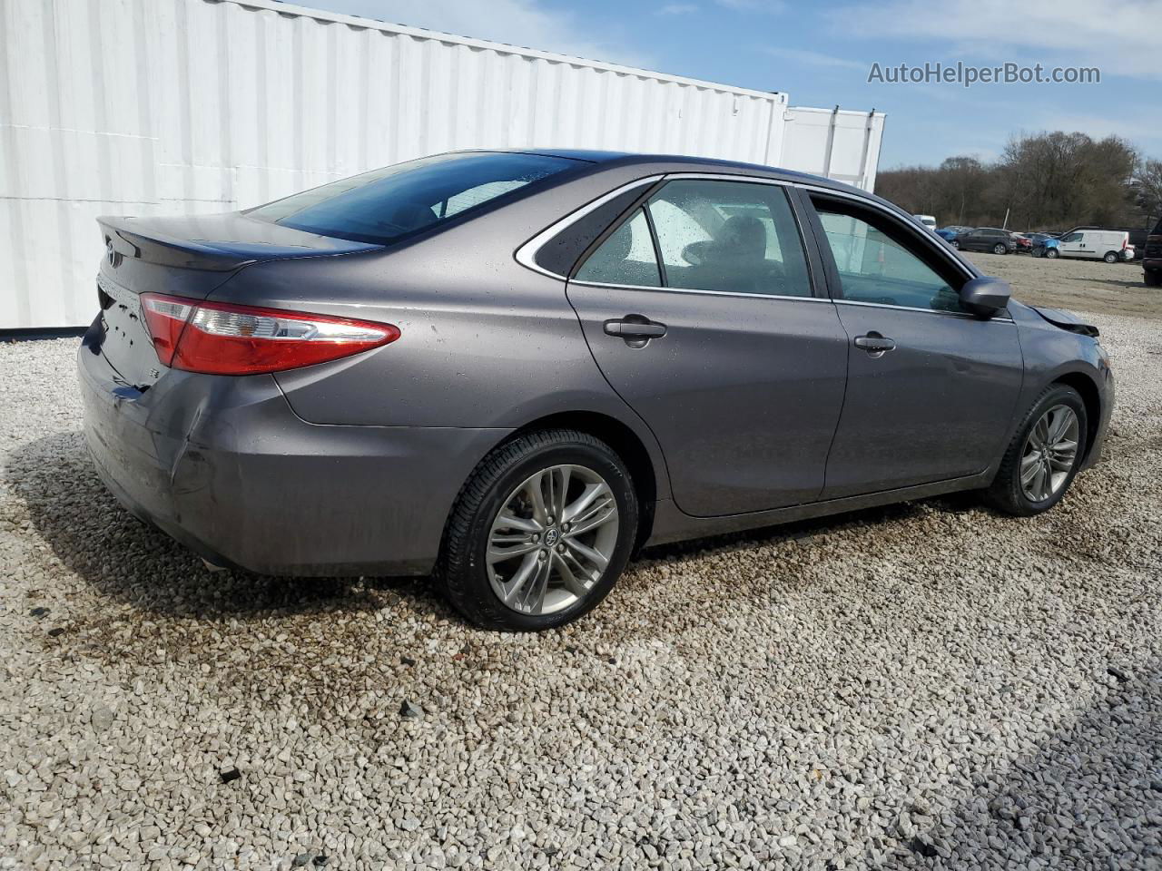 2016 Toyota Camry Le Gray vin: 4T1BF1FK8GU257945