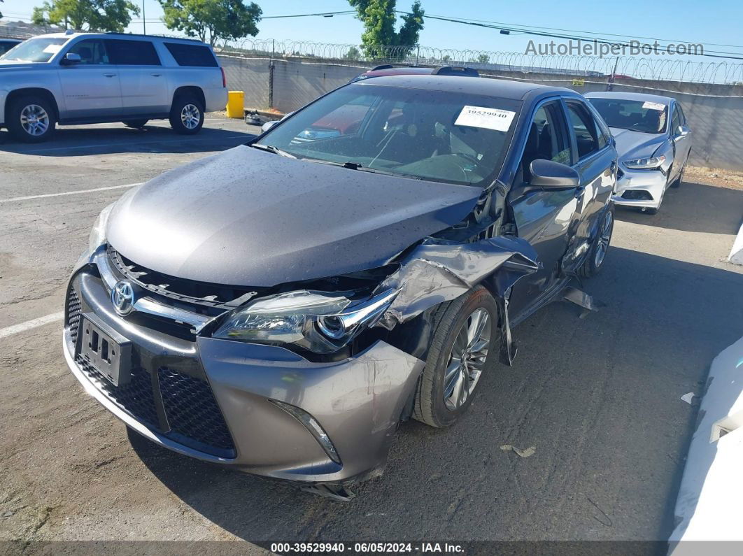 2016 Toyota Camry Se Серый vin: 4T1BF1FK8GU502601