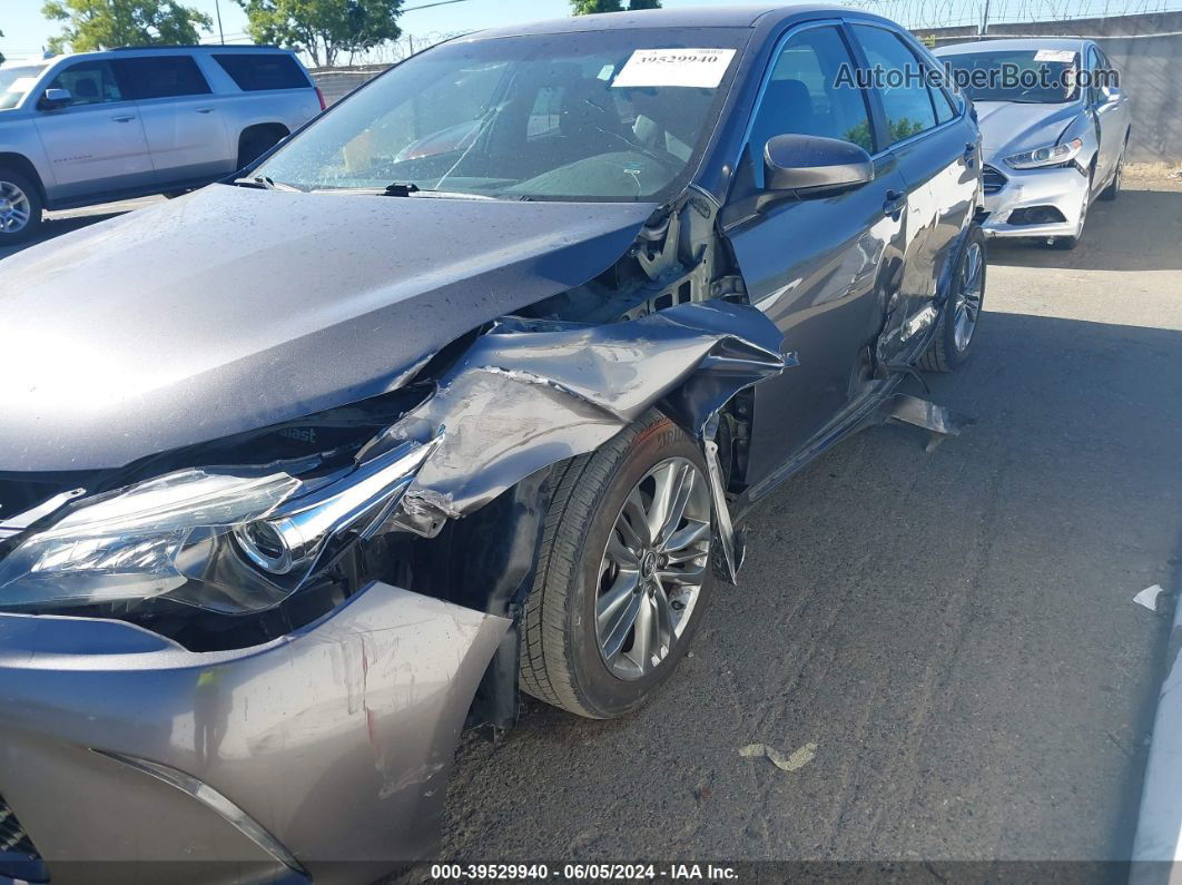 2016 Toyota Camry Se Серый vin: 4T1BF1FK8GU502601