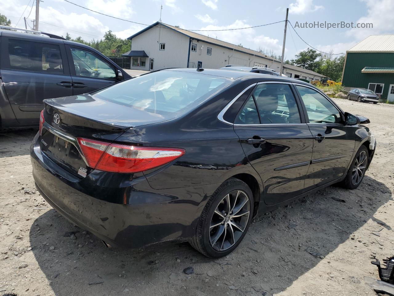 2016 Toyota Camry Le Black vin: 4T1BF1FK8GU504350