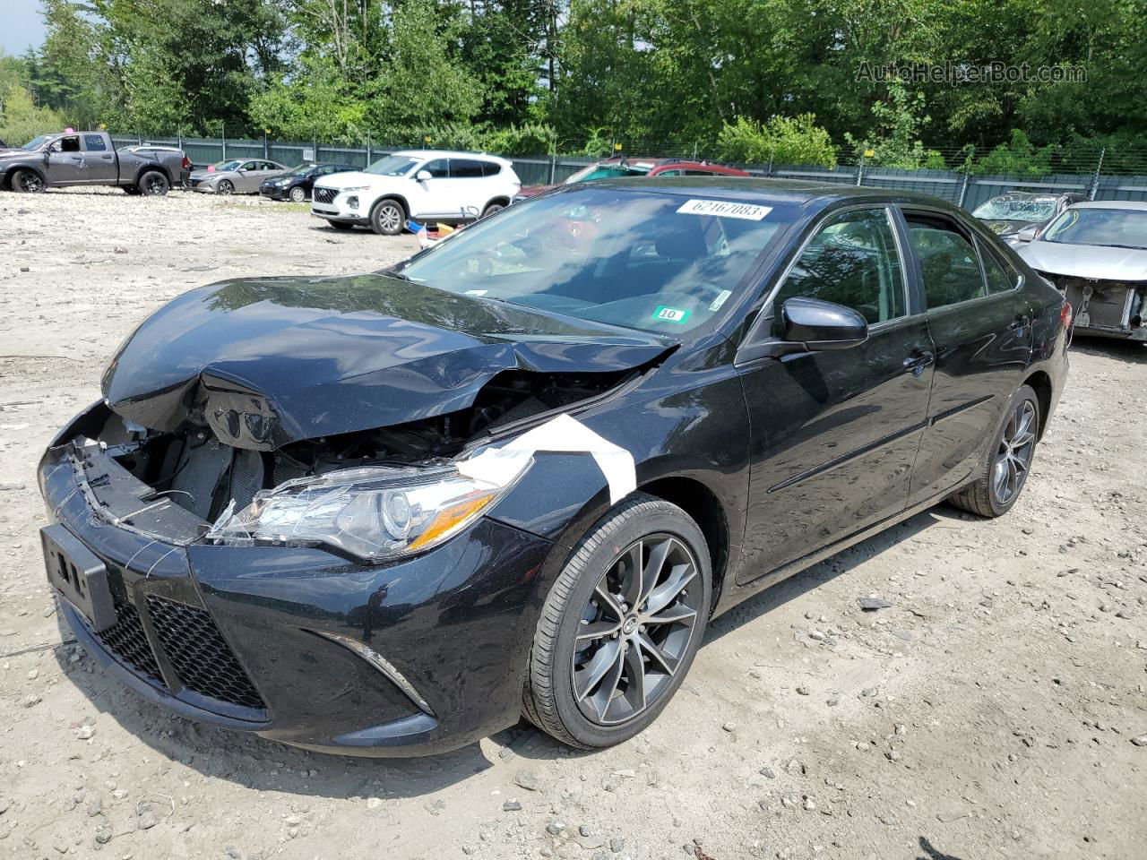 2016 Toyota Camry Le Black vin: 4T1BF1FK8GU504350