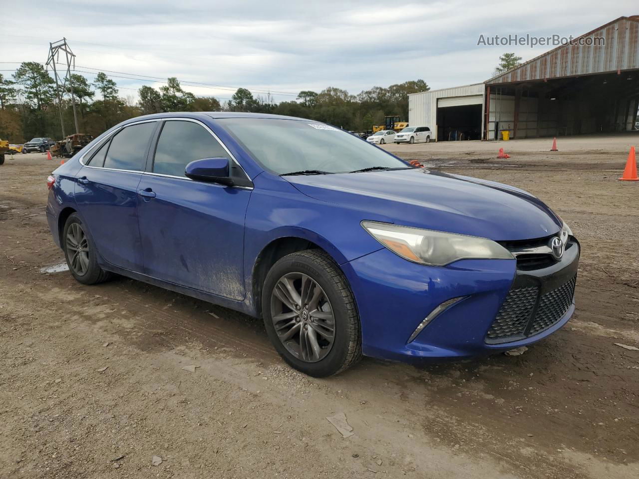 2016 Toyota Camry Le Blue vin: 4T1BF1FK8GU518801