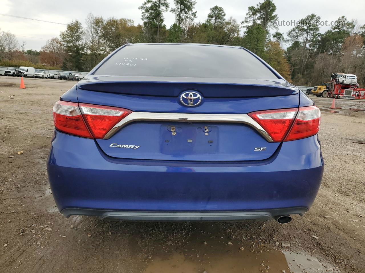 2016 Toyota Camry Le Blue vin: 4T1BF1FK8GU518801