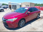 2016 Toyota Camry Se Красный vin: 4T1BF1FK8GU527448