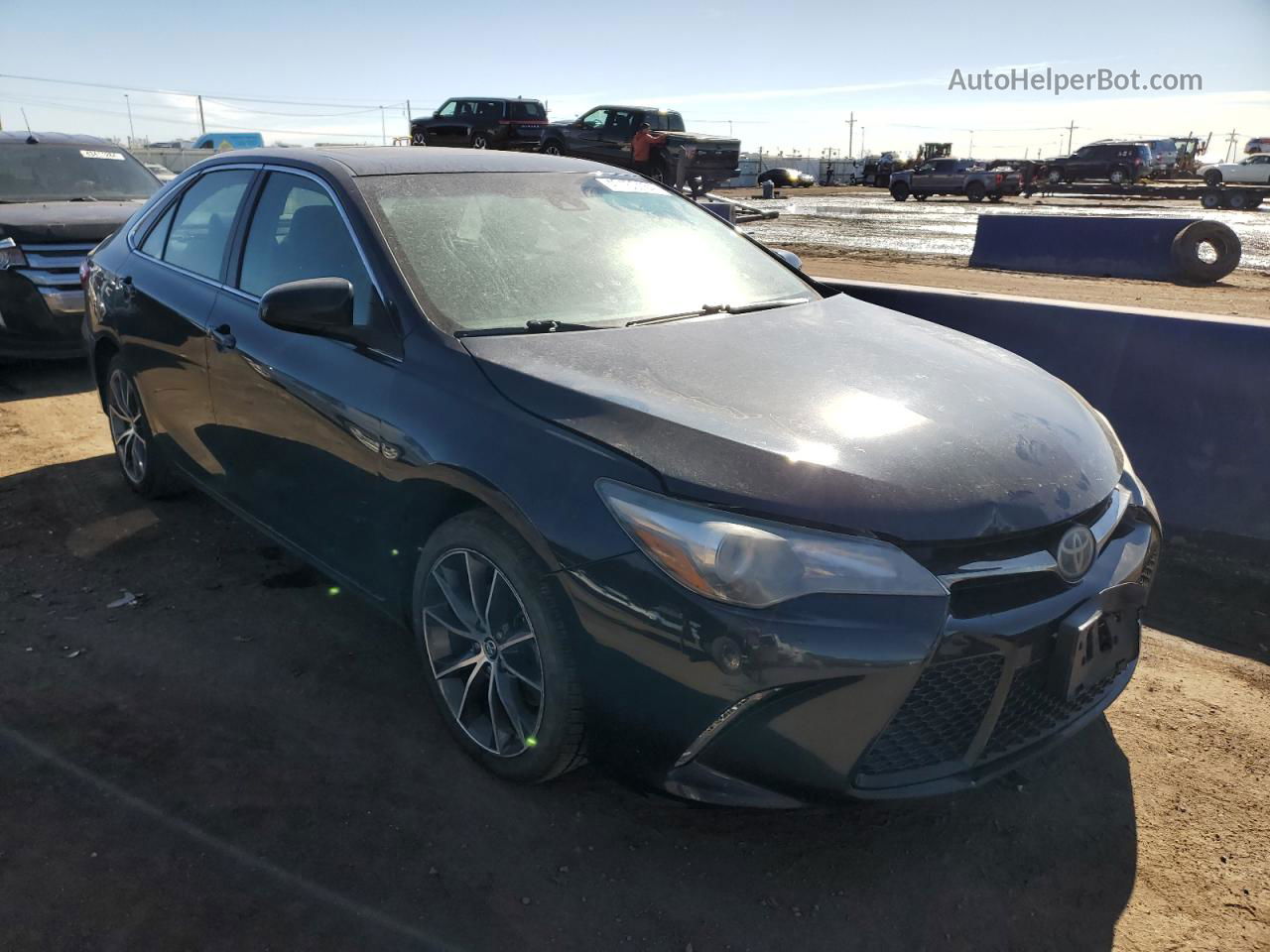 2016 Toyota Camry Le Синий vin: 4T1BF1FK8GU532326