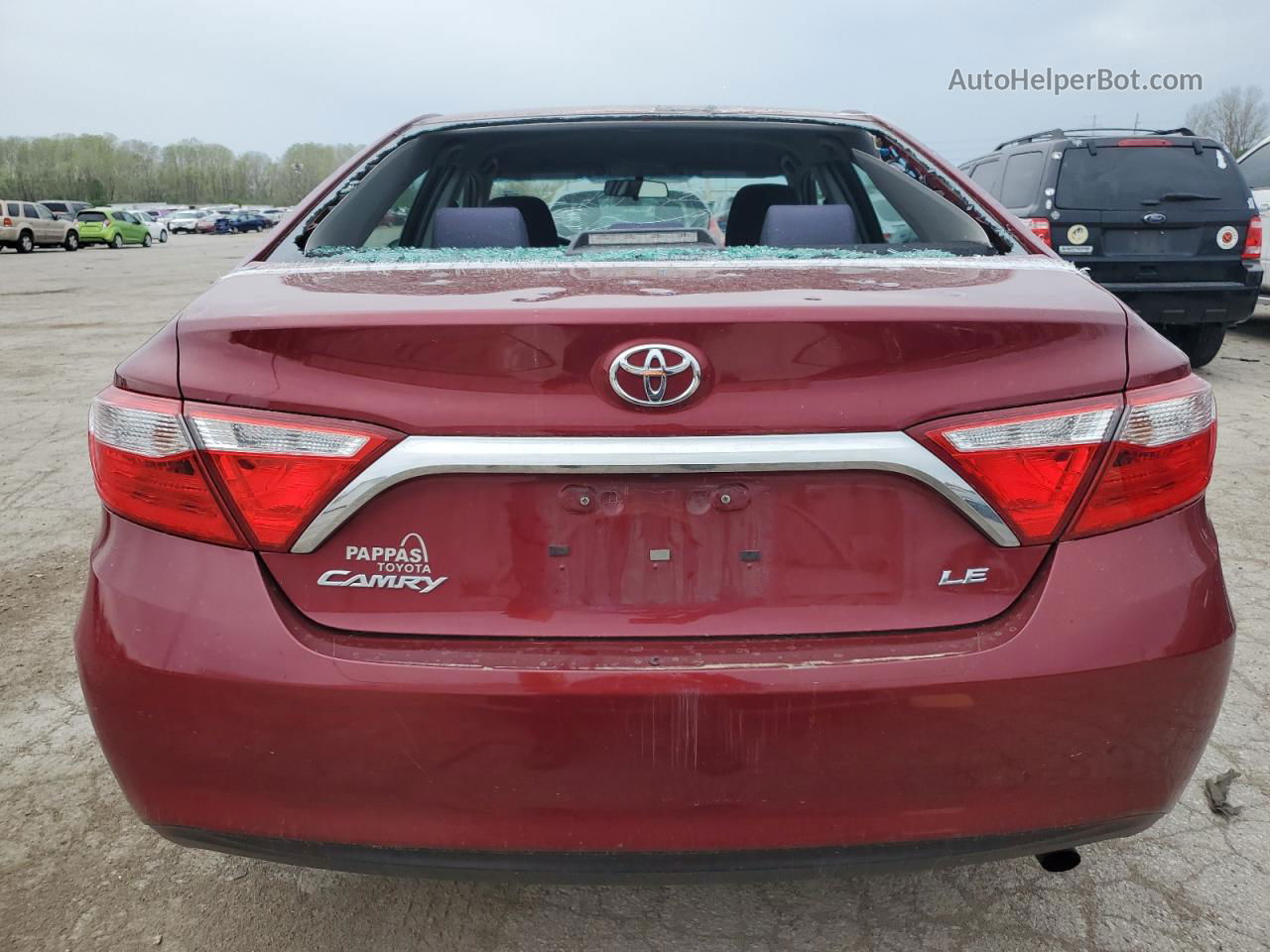 2016 Toyota Camry Le Burgundy vin: 4T1BF1FK8GU573832