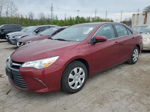 2016 Toyota Camry Le Burgundy vin: 4T1BF1FK8GU573832