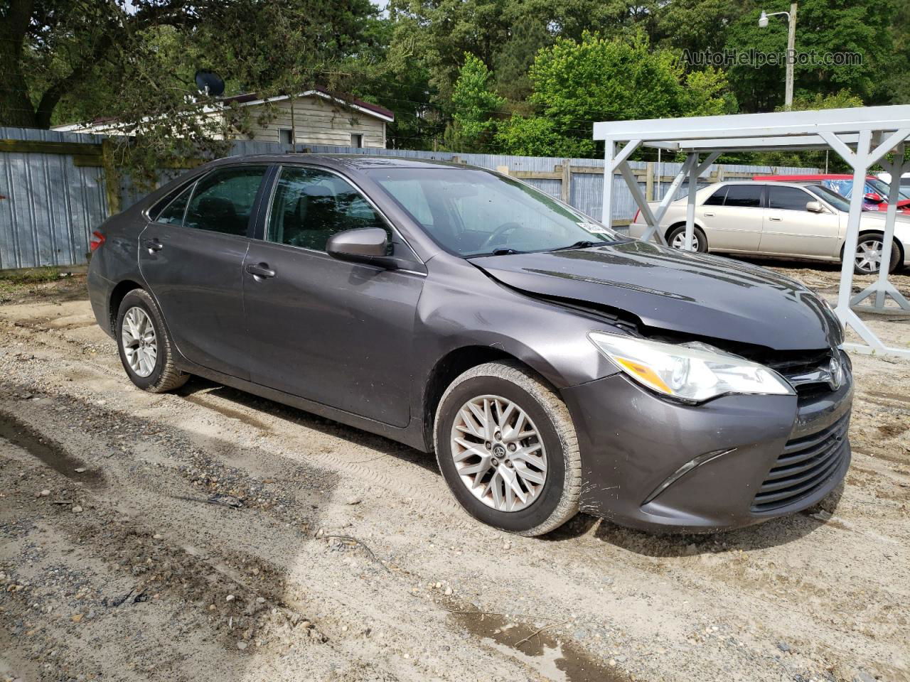 2016 Toyota Camry Le Gray vin: 4T1BF1FK8GU584149