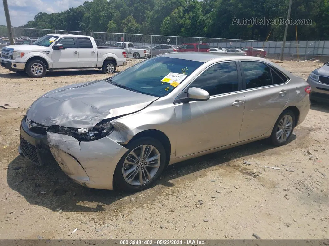 2017 Toyota Camry Se Beige vin: 4T1BF1FK8HU353642