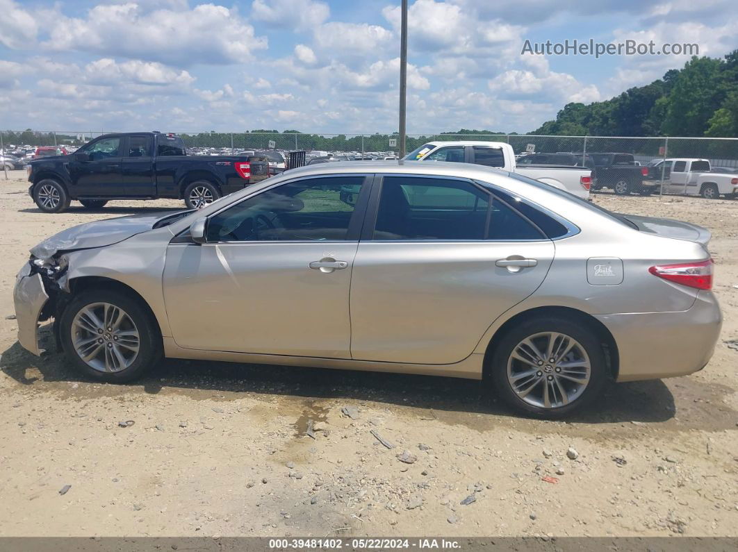 2017 Toyota Camry Se Beige vin: 4T1BF1FK8HU353642