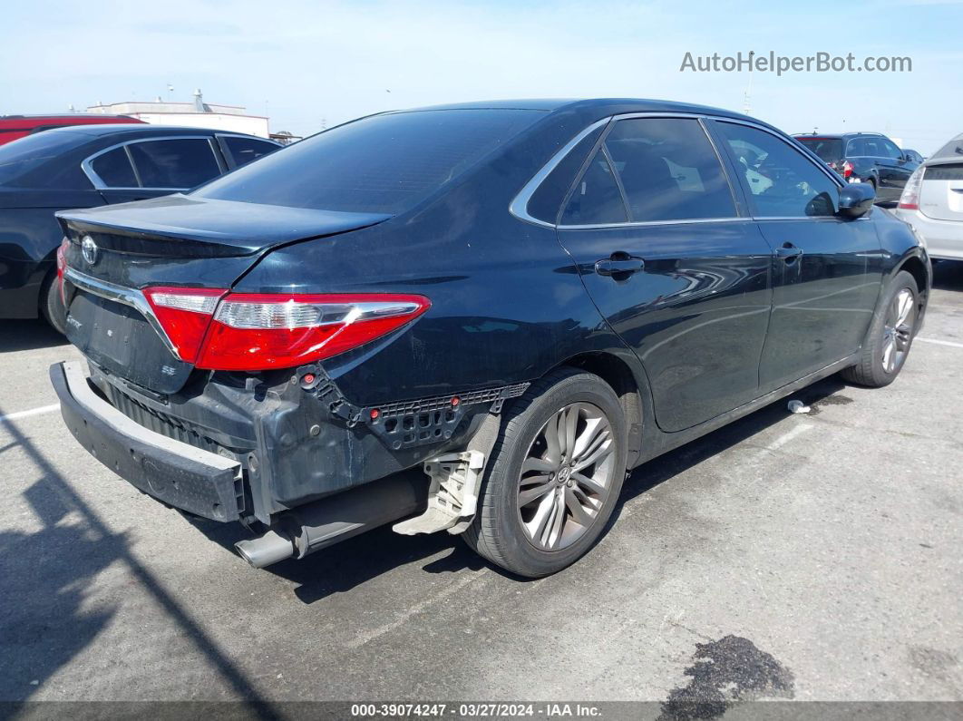 2017 Toyota Camry Se Black vin: 4T1BF1FK8HU378962