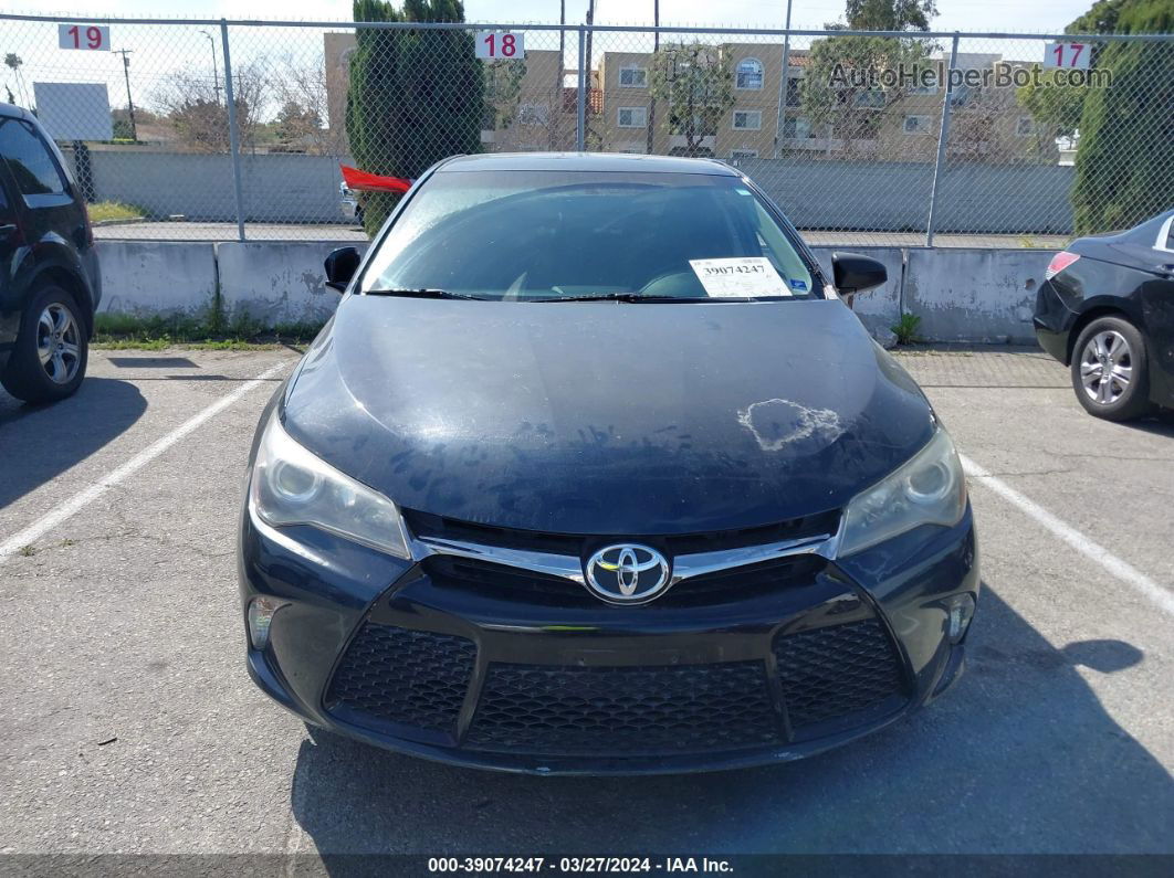 2017 Toyota Camry Se Black vin: 4T1BF1FK8HU378962