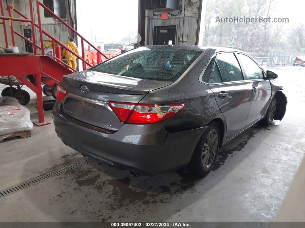 2017 Toyota Camry Se Gray vin: 4T1BF1FK8HU384387