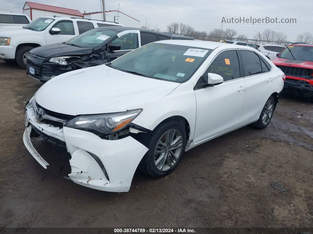 2017 Toyota Camry Se White vin: 4T1BF1FK8HU393199