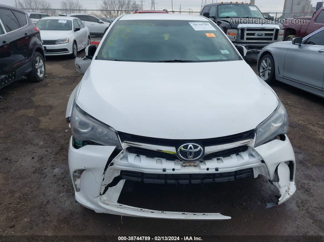 2017 Toyota Camry Se White vin: 4T1BF1FK8HU393199