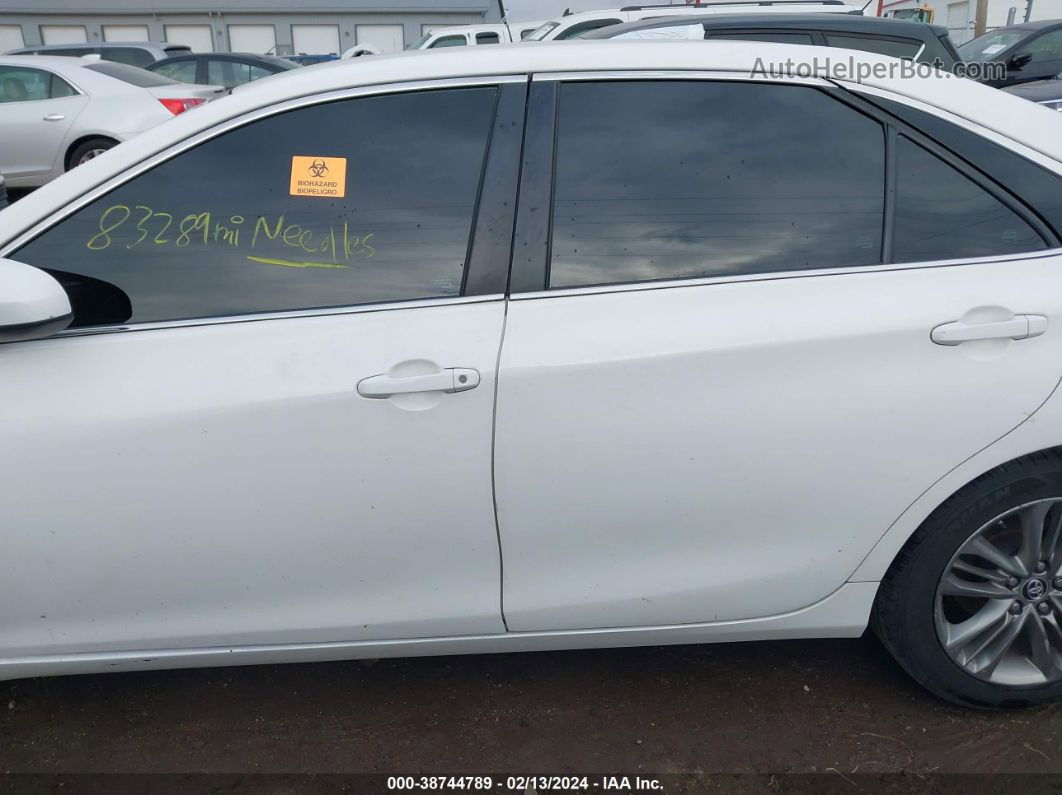 2017 Toyota Camry Se White vin: 4T1BF1FK8HU393199