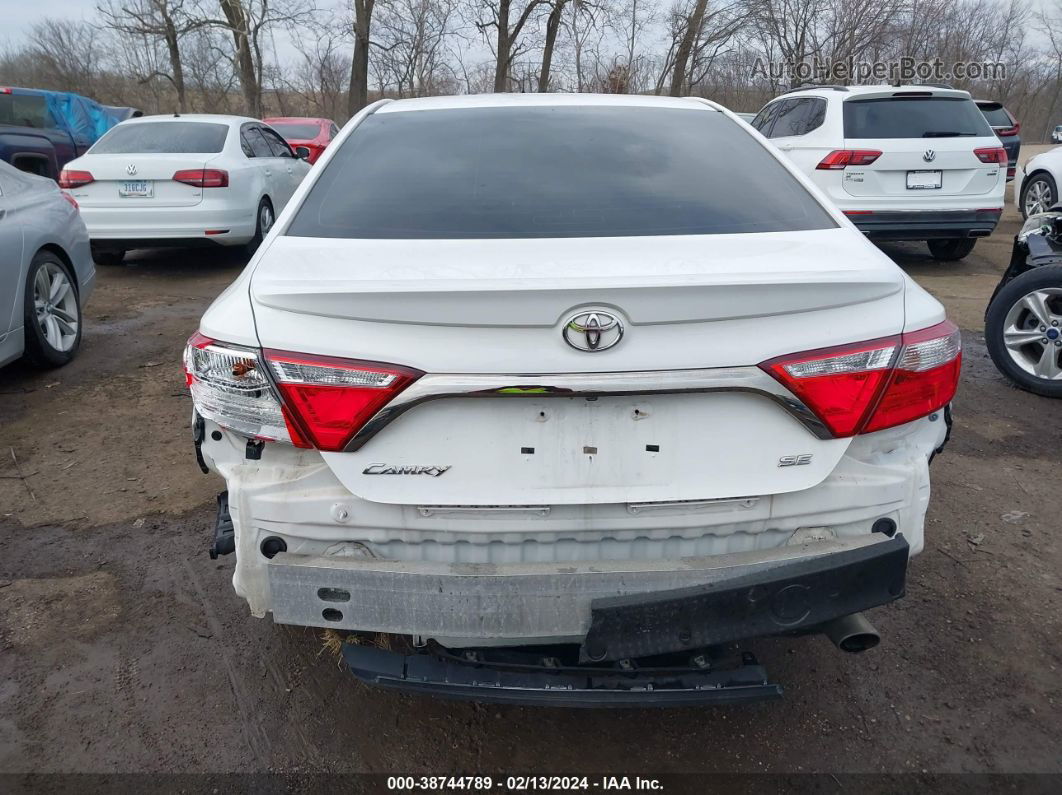 2017 Toyota Camry Se White vin: 4T1BF1FK8HU393199