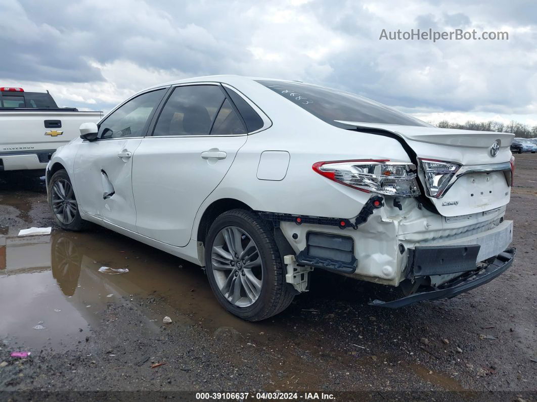 2017 Toyota Camry Se White vin: 4T1BF1FK8HU418683