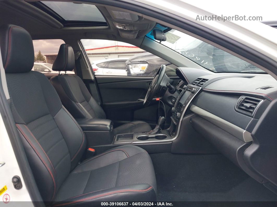 2017 Toyota Camry Se Белый vin: 4T1BF1FK8HU418683