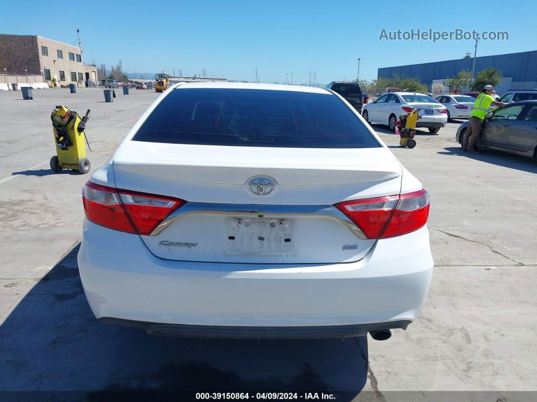 2017 Toyota Camry Se White vin: 4T1BF1FK8HU637658