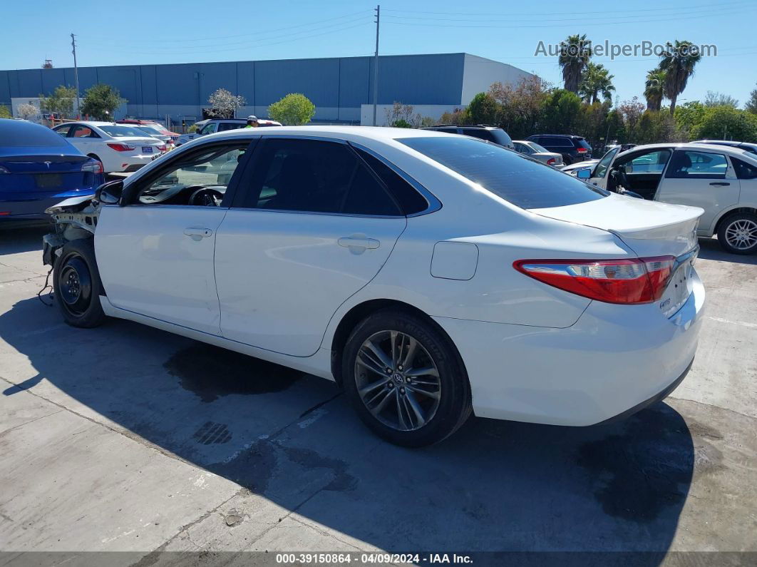 2017 Toyota Camry Se White vin: 4T1BF1FK8HU637658