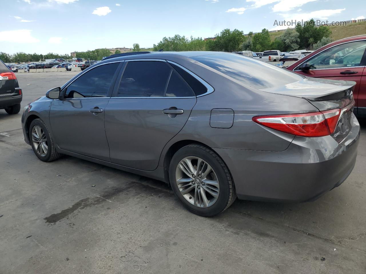 2017 Toyota Camry Le Gray vin: 4T1BF1FK8HU742961