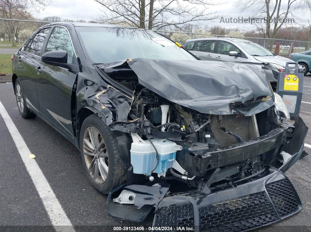 2017 Toyota Camry Se Black vin: 4T1BF1FK8HU746279