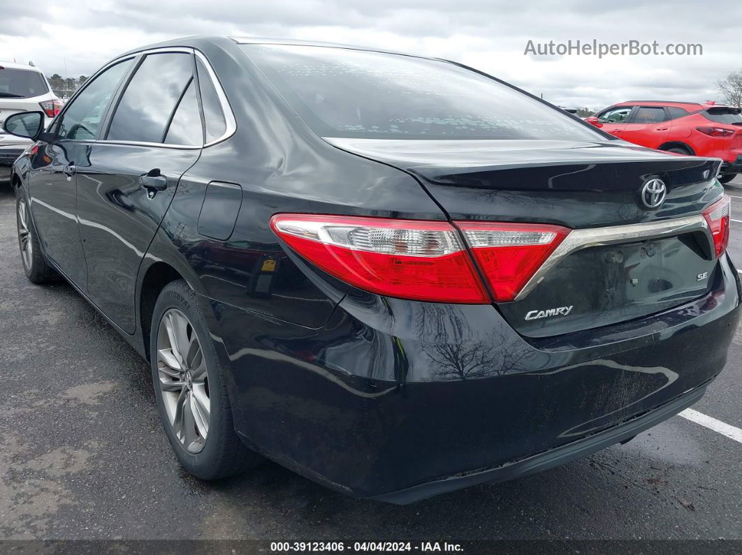 2017 Toyota Camry Se Black vin: 4T1BF1FK8HU746279