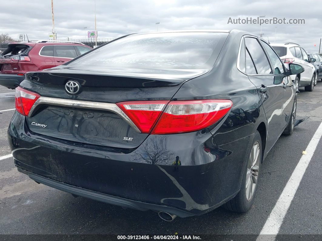 2017 Toyota Camry Se Black vin: 4T1BF1FK8HU746279