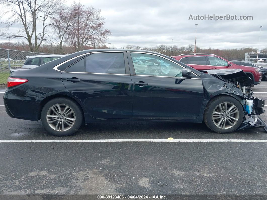 2017 Toyota Camry Se Black vin: 4T1BF1FK8HU746279