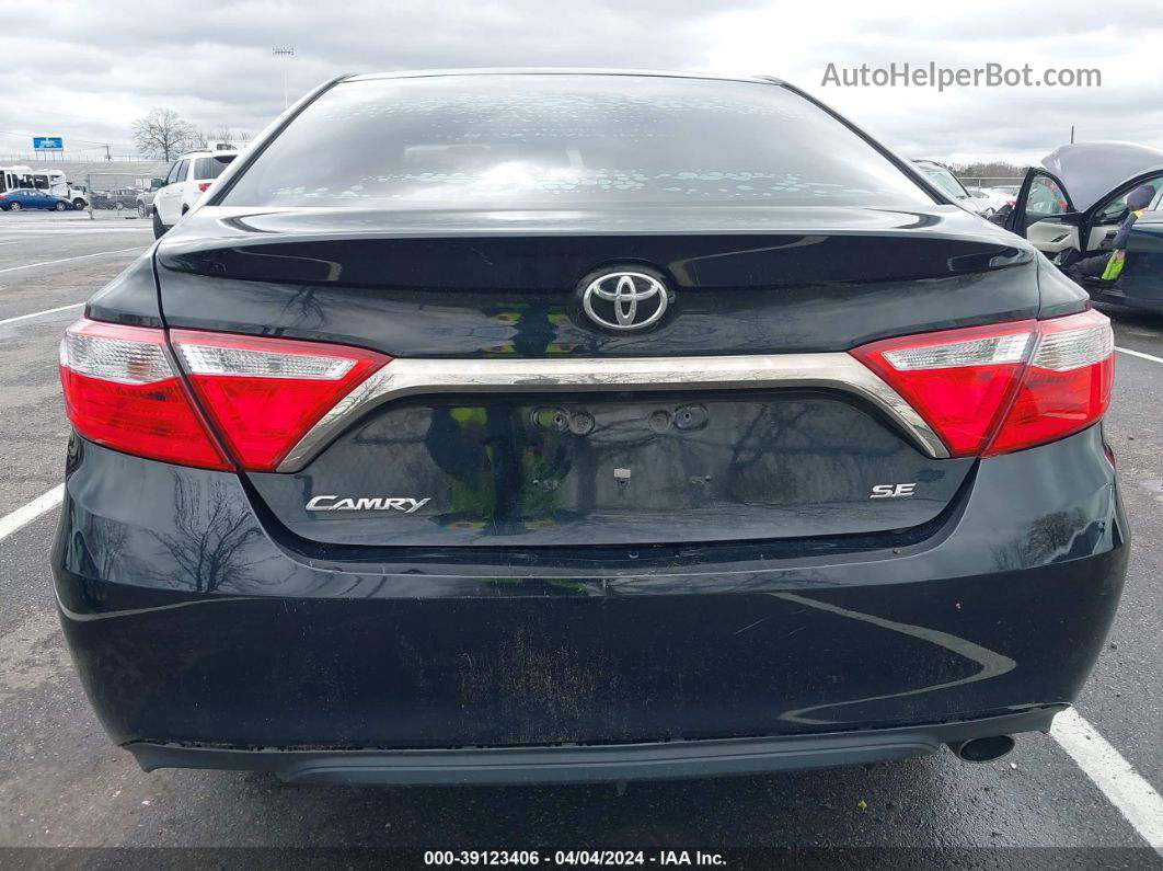 2017 Toyota Camry Se Black vin: 4T1BF1FK8HU746279