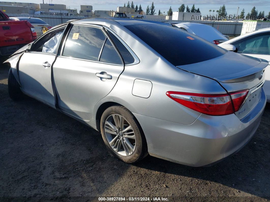 2017 Toyota Camry Se Silver vin: 4T1BF1FK8HU763311