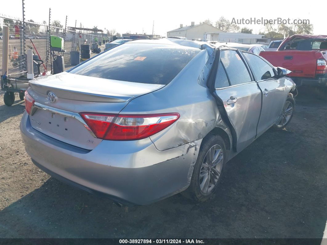 2017 Toyota Camry Se Silver vin: 4T1BF1FK8HU763311