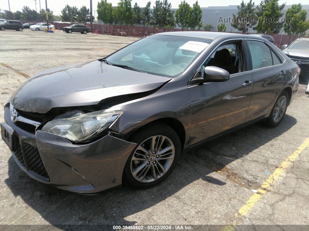 2017 Toyota Camry Se Gray vin: 4T1BF1FK8HU805332