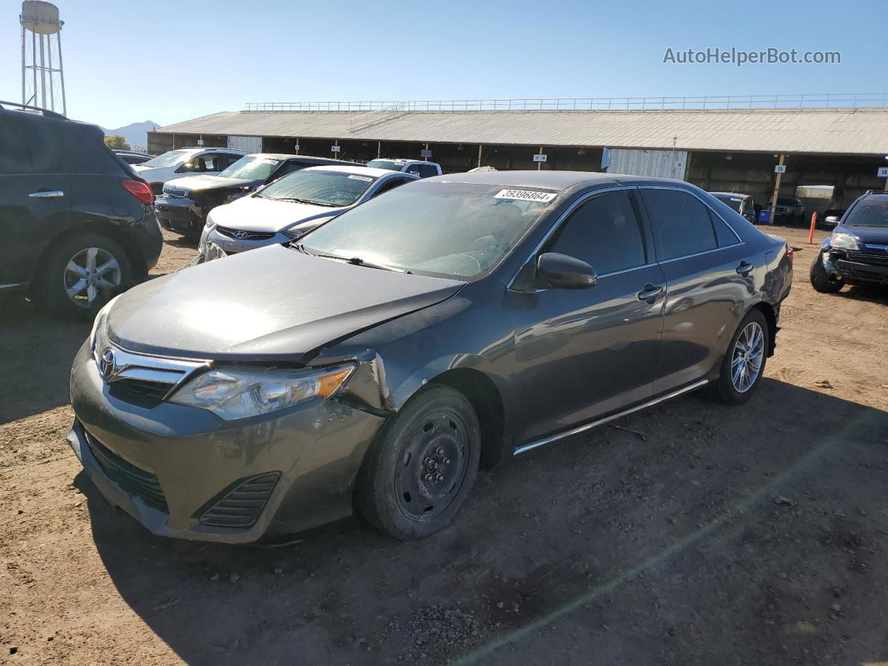 2012 Toyota Camry Base Серый vin: 4T1BF1FK9CU008161