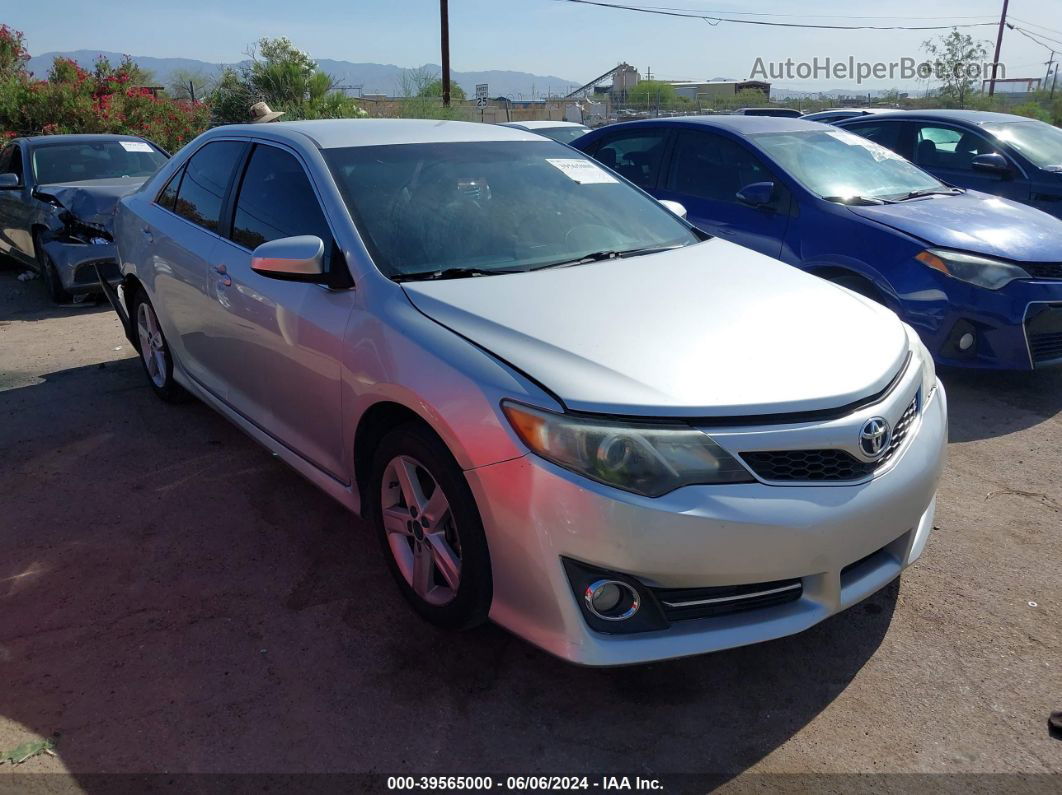 2012 Toyota Camry Se Silver vin: 4T1BF1FK9CU061040