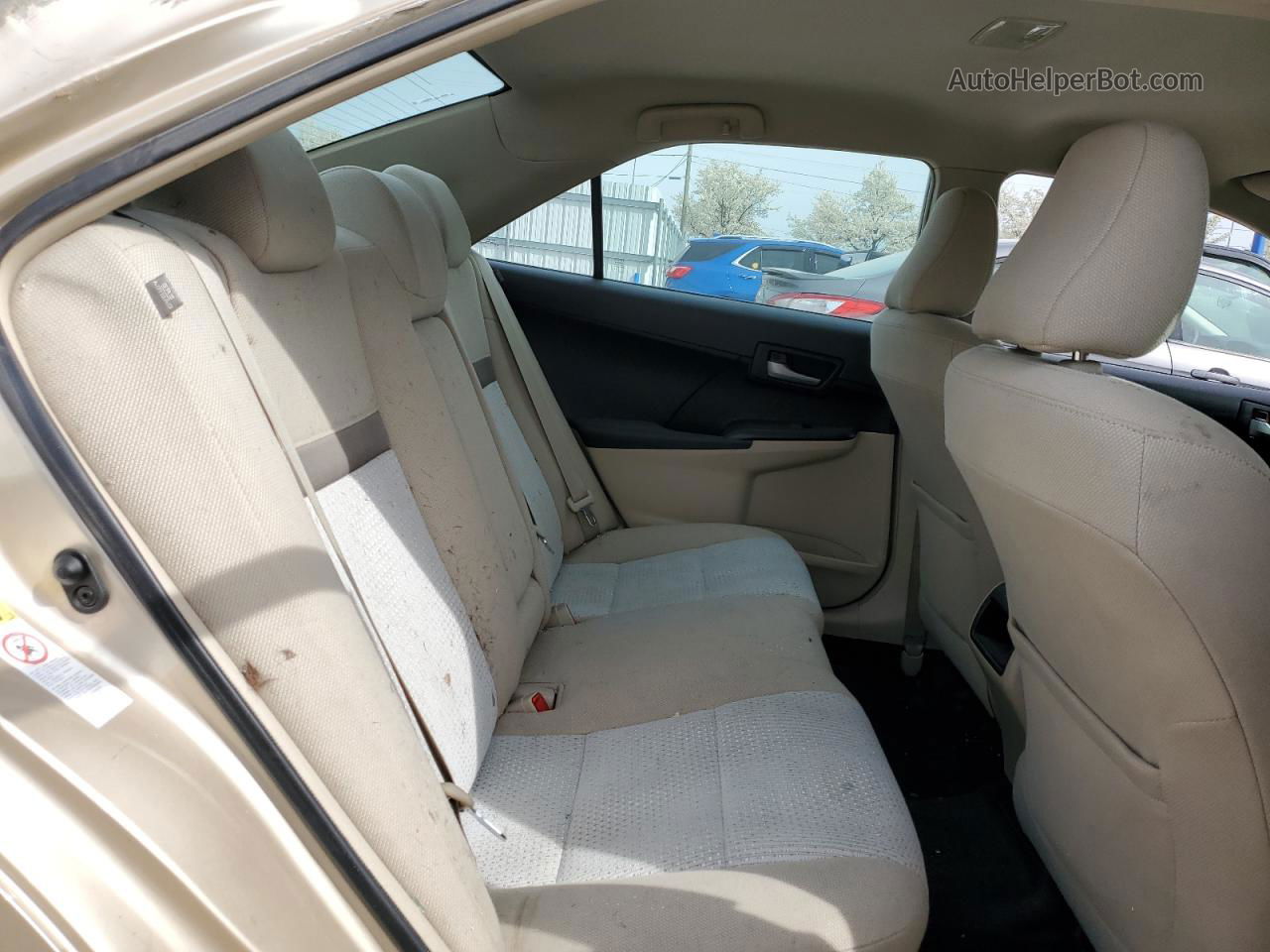 2012 Toyota Camry Base Золотой vin: 4T1BF1FK9CU102315