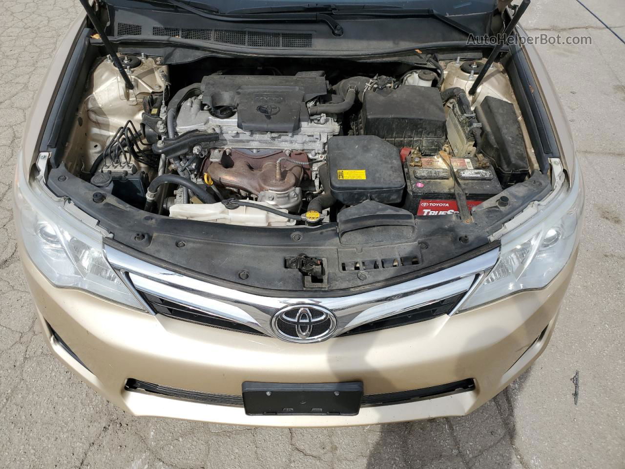 2012 Toyota Camry Base Золотой vin: 4T1BF1FK9CU102315