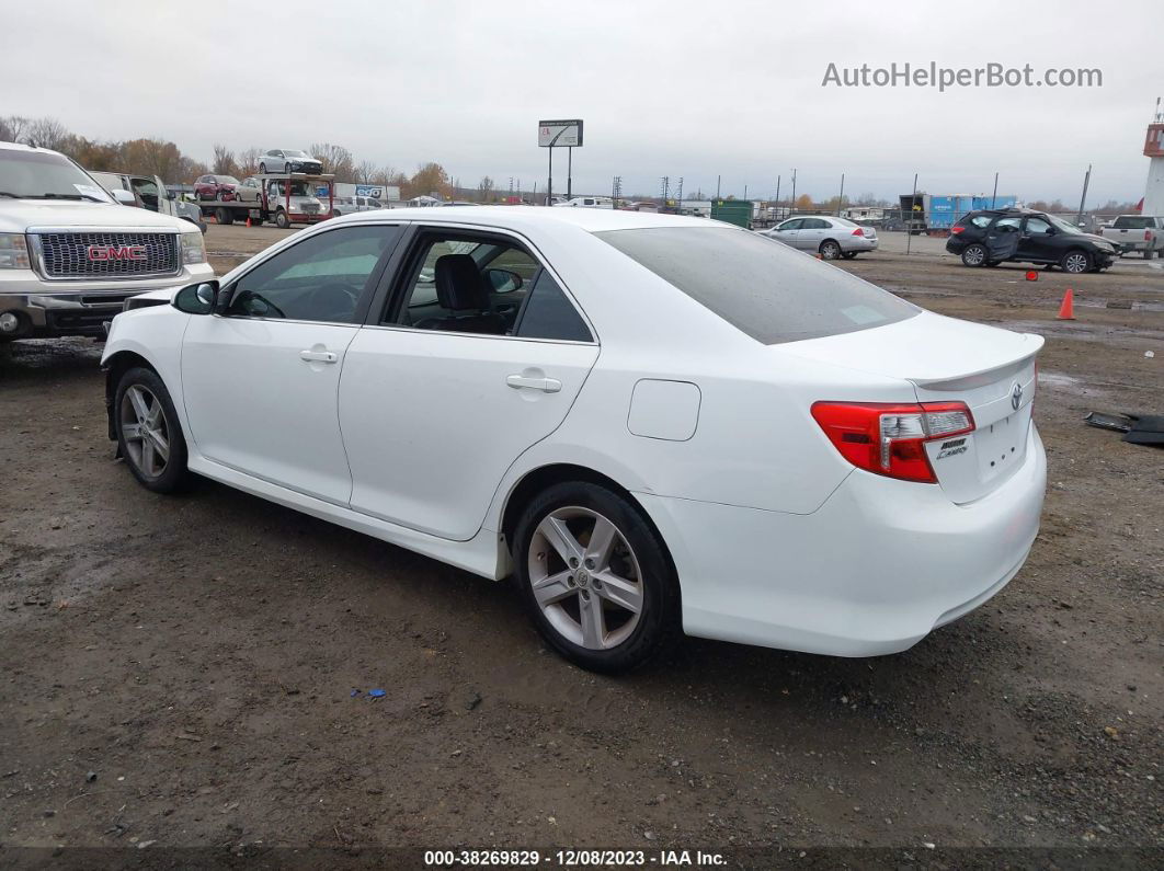 2012 Toyota Camry Se White vin: 4T1BF1FK9CU132947