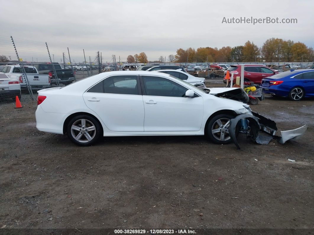 2012 Toyota Camry Se White vin: 4T1BF1FK9CU132947