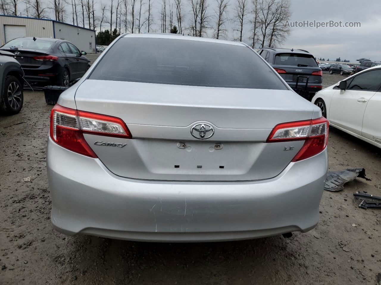 2012 Toyota Camry Base Silver vin: 4T1BF1FK9CU169271