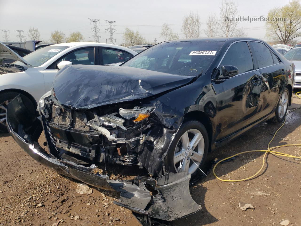 2012 Toyota Camry Base Black vin: 4T1BF1FK9CU177581