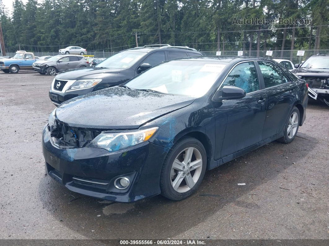 2012 Toyota Camry Se Black vin: 4T1BF1FK9CU536539