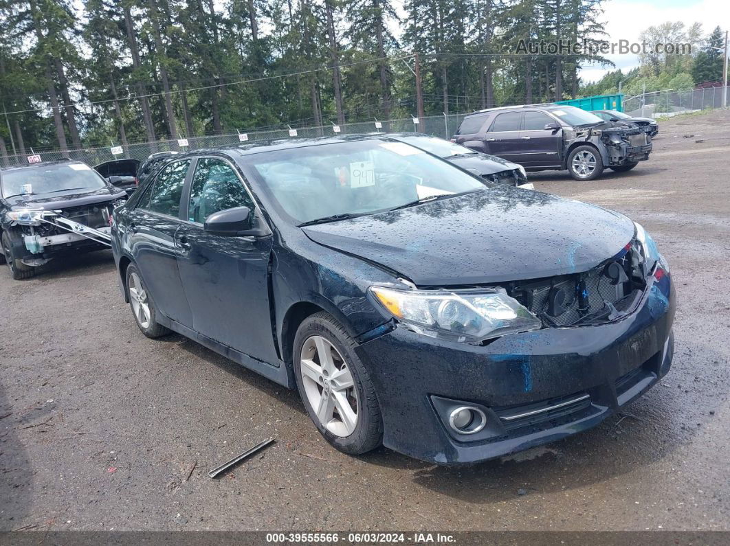 2012 Toyota Camry Se Black vin: 4T1BF1FK9CU536539