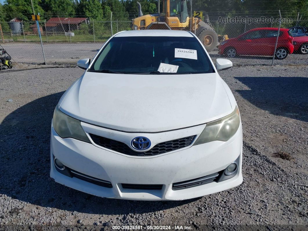 2012 Toyota Camry Se White vin: 4T1BF1FK9CU552756