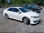 2012 Toyota Camry Se White vin: 4T1BF1FK9CU552756