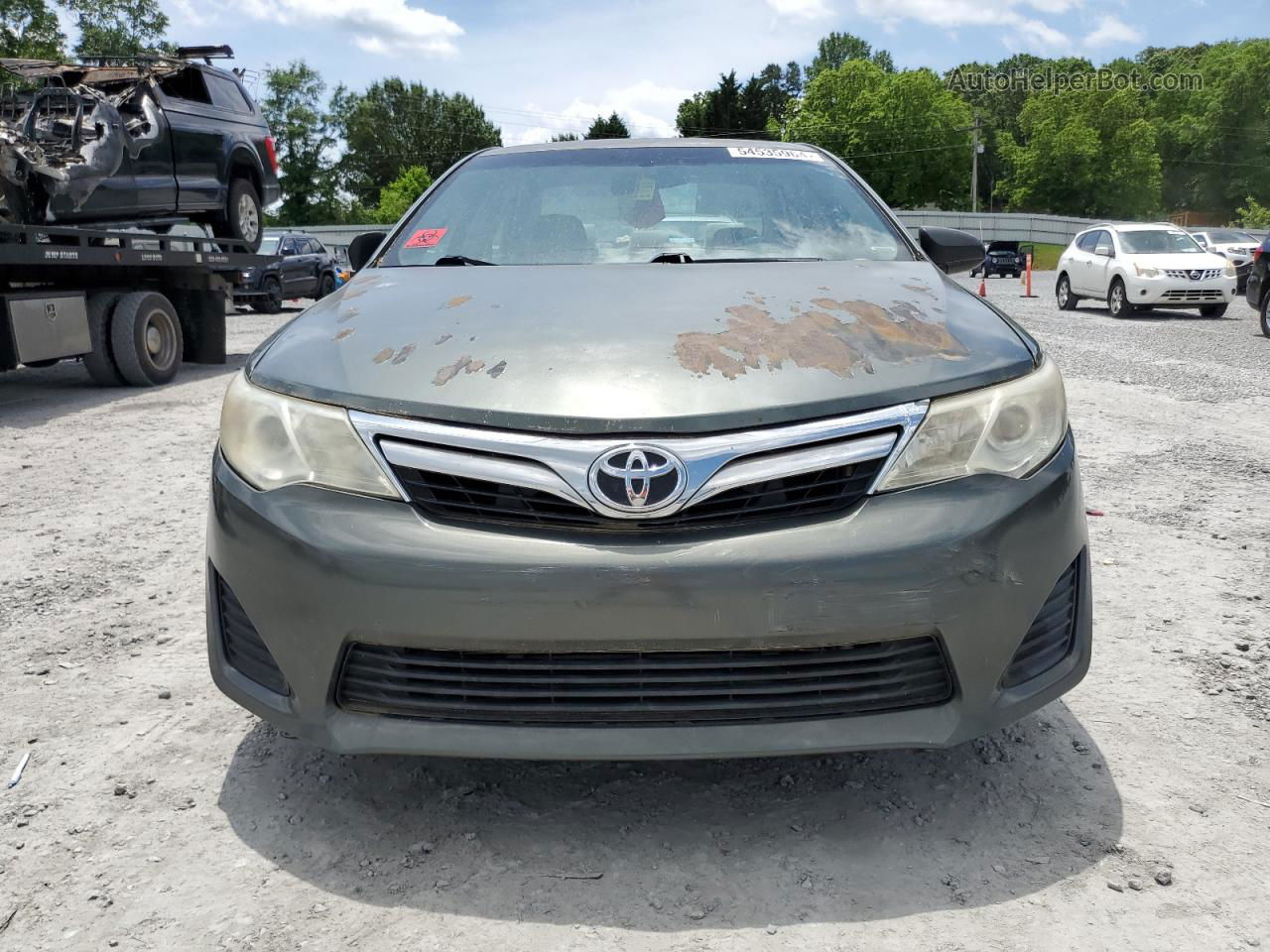 2012 Toyota Camry Base Green vin: 4T1BF1FK9CU567225